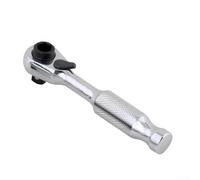 Chiave a cricchetto rapida con manico corto da 1/4, chiave a bussola professionale con manico antiscivolo, per casa, garage, officina, strumento di riparazione (2 in 1)