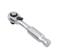 Chiave a cricchetto rapida da 1/4 con manico corto, mini set di chiavi a cricchetto con ruota cilindrica per risparmio di manodopera, con manico antiscivolo per riparazioni automobilistiche domestiche