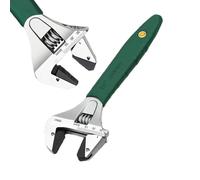 Chiave a cricchetto, strumento idraulico regolabile multifunzione - Chiave per tubi ad apertura grande, acciaio ad alto tenore di carbonio contrassegnato in scala per la riparazione 'auto