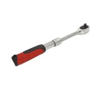 Chiave a cricchetto telescopica a 72 denti 1/4 7,6/8/2 "Drive Quick Release | Si estende da 252 mm a 440 mm con una manopola di estrazione e rilascio per una rapida regolazione della lunghezza senza