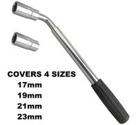 Chiave A Cricchetto Telescopica Per Dadi Ruota Per Van Car Braccio 17 19 21 23mm