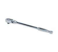 Sealey 1cmSq Chiave a Cricchetto Testa Flessibile 300mm Pera Aletta Rev AK661F