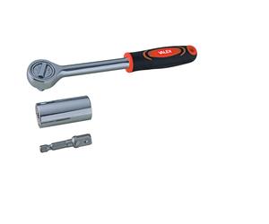 CHIAVE A CRICCHETTO UNIVERSALE VALEX 45 DENTI MOBILI C/ADATTATORE 1461760