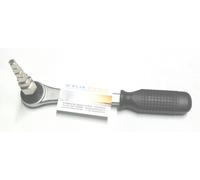 CHIAVE A CRICCO PER CODOLI RADIATORE E PROLUNGHE IN OTTONE A SCALINO