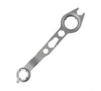 Chiave a dado a flangia per smerigliatrice angolare a 4 artigli, strumento di smontaggio in metallo a doppia testa per rimuovere gli accessori della smerigliatrice