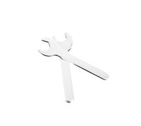 Chiave a estremità aperta con placcatura sottile con manico ergonomico piatto per spazio ristretto e presa sicura del bullone Sottile zincatura estremità aperta