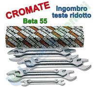 Chiave a Forchetta Doppia Chiavi Fisse Doppie BETA Cromata DIN 3113 modello 55