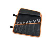 CHIAVE A FORCHETTA DOPPIA SERIE 8 PEZZI 6-22 MM IN BUSTA DI POLIESTERE 55/B8N