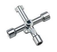 Chiave a forma multipla per fori 6 in 1 Maniglia ergonomica per lavori di manutenzione idraulica Pannello di controllo dell'ascensore