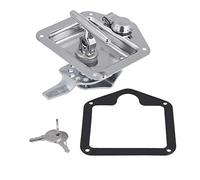 Chiave a Forma T in Acciaio Inossidabile - Kit Serratura Pieghevole per Cassette Strumenti per Camion e Rimorchi