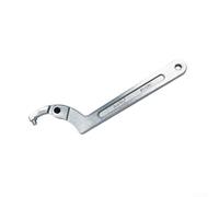 Chiave a gancio regolabile in acciaio al cromo vanadio, per accordatura degli urti e dadi delle infrastrutture idriche (testa rotonda 51-121)