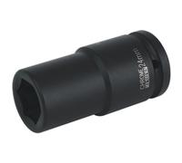 Sealey 24mm 1.9cmSq Drive Profondo Metrico Urto Presa Esagonale 6 Punto IS3424D