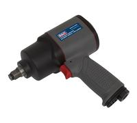 Sealey Impatto Aria Chiave 1.3cm Drive Composite Doppio Martello 267.5kgft 800Nm