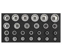 Chiave a Incasso 1/2 2/6 Ct-Modul 26-teilig GEDORE R22150009