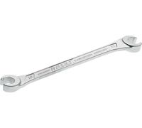 Hazet 612-10X11 Chiave a Doppio Anello Aperto, Argento, Apertura Chiave 10 X 11, Lunghezza 147 mm