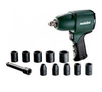 Metabo dssw 360 set 6.04118.50 avvitatore pneumatico ad impulsi attacco quadro