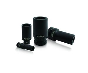 Chiave a percussione TOPTUL 1 pollici 50 mm 6-kant lang