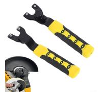 Chiave a perno regolabile per smerigliatrici angolari con impugnatura ergonomica per una presa sicura, compatibile con dadi di bloccaggio e mole da 10 mm a 47 mm