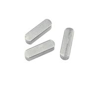 Chiave a piuma con estremità arrotondata, set da 20 chiavi parallele piatte rettangolari quadrate, acciaio al carbonio(5x5mm/10mm)