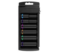 Chiave a profonda con codice colore | Set di bussole lunghe per meccanici automobilistici, tecnici, fai da te, industrie, ausilio per le forature, fabbriche
