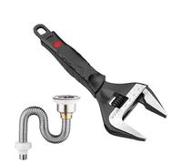 Chiave a regolabile | Grande bocca Lap Key Forged per ingranaggi, workshop, fai da te | Outil -Multifonation Robbuste et Pratique pour Travaux diversi