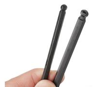 Chiave a sfera per truss rod per chitarra acustica elettrica e basso, chiave esagonale a forma di L, 4 mm, 5 mm, chiave di regolazione del collo in acciaio al carbonio per Gibson per Fender (4 mm + 5
