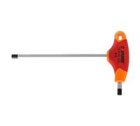 Unior Cacciavite esagonale con manico a T, metrico, 5 mm, rosso/arancione