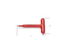 CHIAVE A T ESAGONALE MASCHIO 8MM ISOLATA 1000V BETA ART. 951MQ