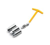 Chiave a T per candele, con bussole da 16/18/21 mm