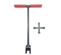 Chiave a T rinforzata in lega con impugnatura ergonomica per il massimo controllo della coppia in raccordi e attrezzature per la riparazione di tubi, chiave a T per casa e officina