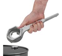 Chiave a tamburo in alluminio, strumento di apertura del barile,Chiave a barilotto in alluminio commerciale - Chiave a mano, strumento adatto per tappo di piletta da 2 e 3/4 pollici, apertura rapida