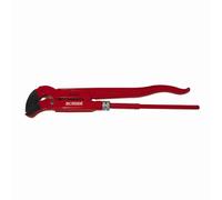 Chiave a Tubo D'Angolo S 25mm (1) Rosso Verniciato Pinza Regolabile Tuttofare