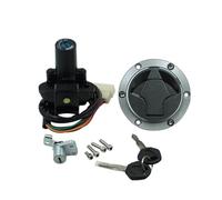 Chiave Accensione Moto Compatibile Con EX250 Per Ninja 250 2008-2014 Per EX300 Per Ninja 300 2013-2017 Coperchio Del Tappo Dell'interruttore Di Accensione Per Moto Con 2 Chiavi