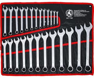 Chiave ad anello-chiave a bocca borsa a rullo 25 pezzi 6-32 mm set di chiavi