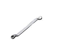 Chiave ad anello offset metrica opaca di grado industriale da 6-32 mm, strumento for officina, chiave a doppia estremità, strumento manuale per il serraggio di dadi esagonali o quadrati(18mm to 19mm)