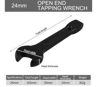 Chiave ad estremità aperta grado industriale 24 mm utensile manuale antiruggine