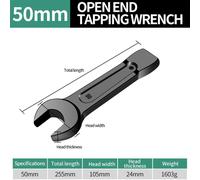 Chiave ad estremità aperta grado industriale 24 mm utensile manuale antiruggine