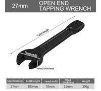Chiave ad estremità aperta grado industriale 24 mm utensile manuale antiruggine