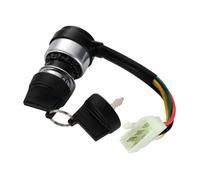 Chiave Adatto per 50cc 110cc 150cc 200cc 250cc 300cc 400cc 5 pin 2 chiave di accensione Interruttore di accensione