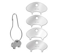 Chiave Aeratore - 4 Pezzi Inseritore in Acciaio Inossidabile | Chiave per Rubinetto,per Restrittori Filettati