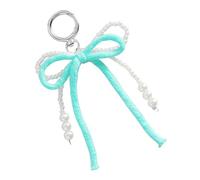 Chiave Alla In Filo Lana Faux Pearls Bowknot A Sospensione Sospensione Elegante Accessorio Per Nodo Farfalla Per Uso Quotidiano Un Grazioso Ornamento Chiave