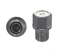 Chiave antifurto per ruote, 56 denti, colore argento | Modello a 56 denti quadrati, adatto per passat e modelli da golf, montaggio preciso, sicurezza antifurto
