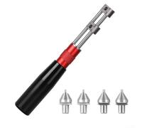 Chiave apri cassa posteriore in acciaio con 4 accessori, strumento professionale per riparazione orologiai compatibile con per rimuovere viti