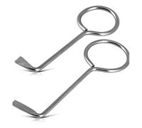Chiave Apriporta Universale, Chiave Passepartout Universale, Set di Grimaldelli Professionali in Acciaio Inossidabile, Set Professionale per Dietrich, Chiavi da Barba Universali, Argento, 1 Paio