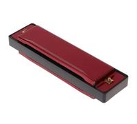 Chiave Armonica Di C Armonica Diatonica A 10 Fori C Con Custodia Per Principianti Con Custodia(Red)