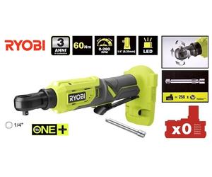 CHIAVE AVVITATORE REVERSIBILE DA 3/8 - 60 Nm A BATTERIA 18V (BATT.ESCLUSA) RYOBI