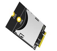 Chiave B a scheda di memoria adattatore veloce trasferimento dati e soluzione di espansione di archiviazione per computer portatili