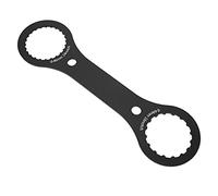 Chiave BB per Bicicletta Attrezzo per Movimento Centrale Resistente 44mm 46mm Dispositivo di Rimozione Installazione per Strumento di Riparazione Mountain Bike Lega di Alluminio per (BLACK)