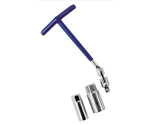 Chiave Candele Svitacandele Snodabile Bussole 16 e 21mm per Auto Moto - C65881