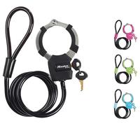Master Lock 8275Eurdpro Cavo a Spirale a Manette, Taglia Unica, Nero